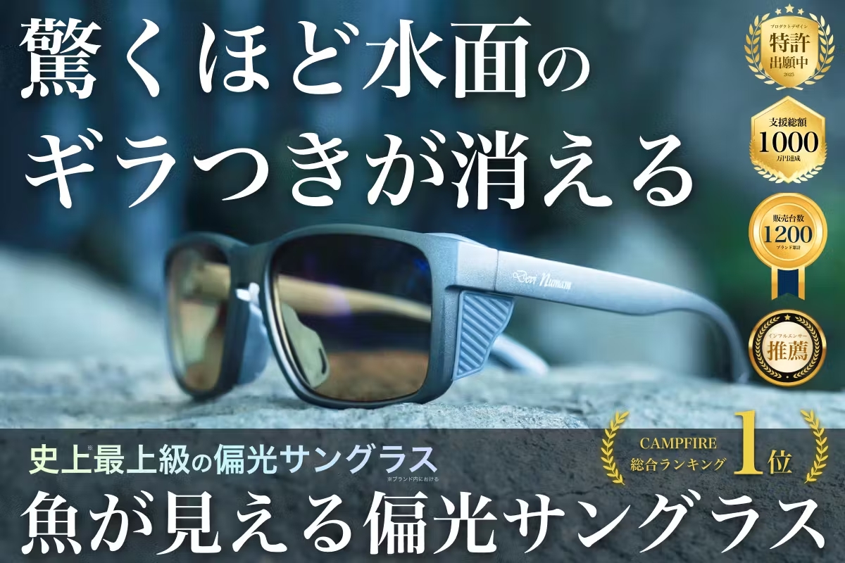 偏光サングラス