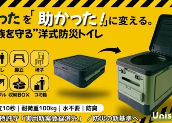 【1台6役】地震、災害、緊急時もこれ１つで全て解決！多機能ポータブルトイレ